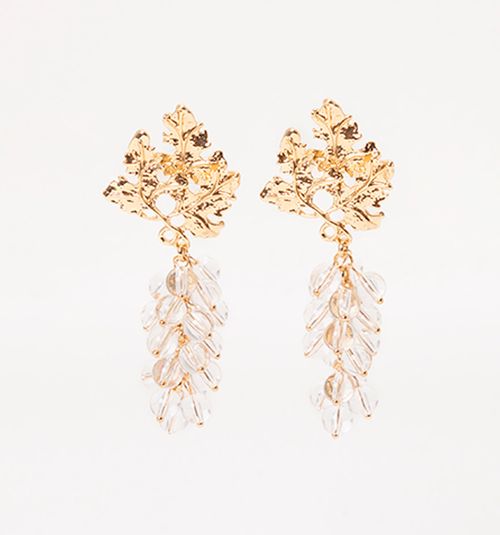 Flower Earring with Transparency