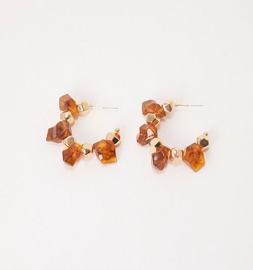 Resin Stone Earrings