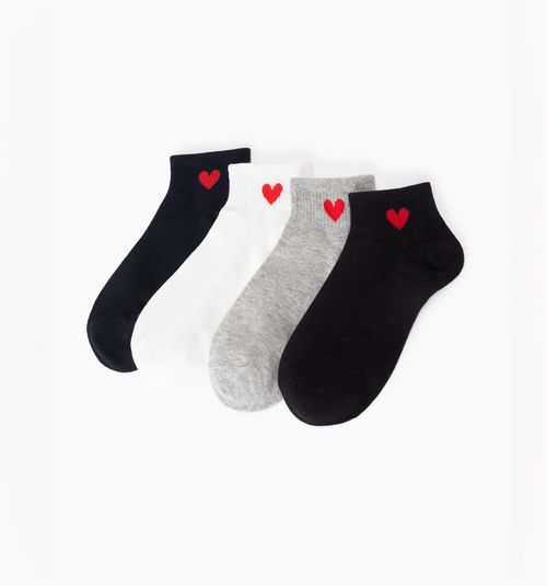 Heart Sock Set x 4