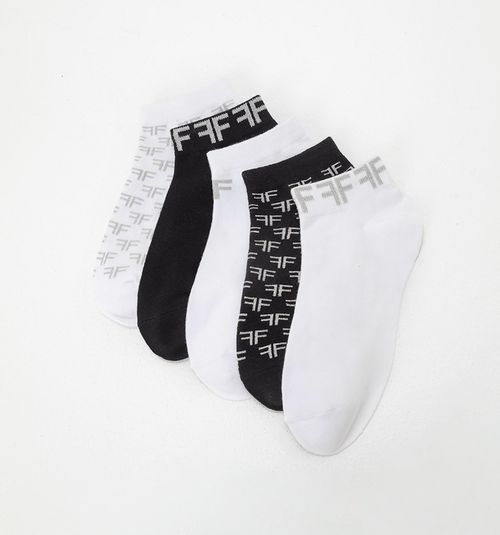 LOGOMANIA LUREX SOCKS SET X 5