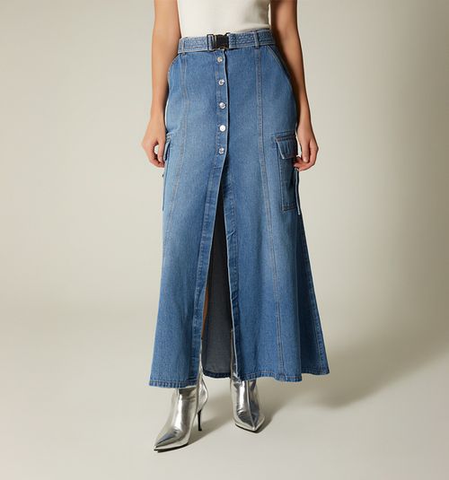 LONG SKIRT WITH UTILITY POCKETS
