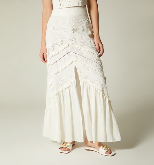 LONG SKIRT WITH TUCKS
