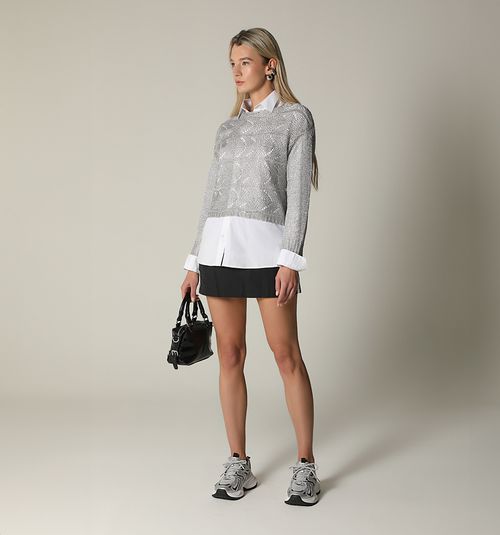 SKORT WITH ELASTIC WAISTBAND AND POCKET