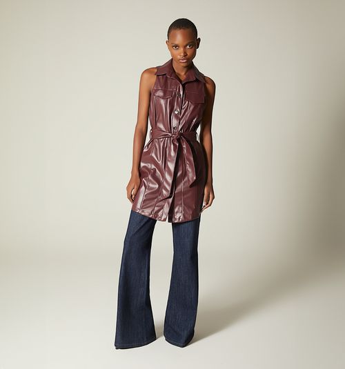 SACK DRESS WITH BELT IN M