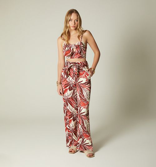 CROP TOP BLOUSE WITH FRONT BOW