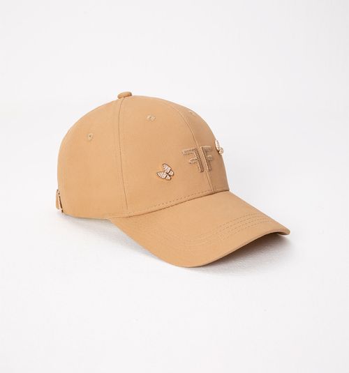 CAP WITH BUTTERFLY APPLIQUES