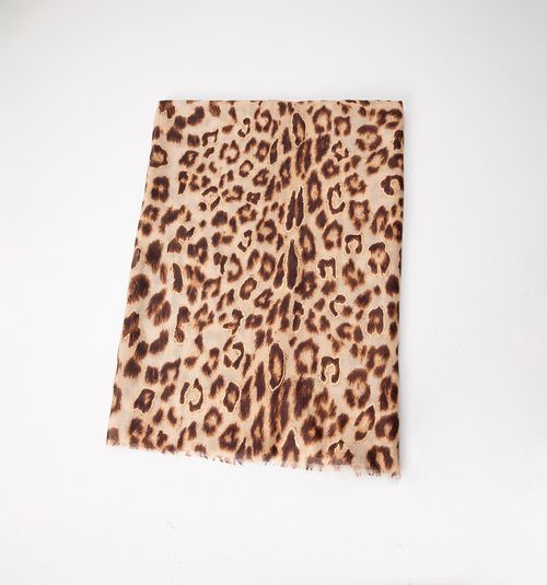 ANIMAL PRINT PASHMINA WITH LUREX