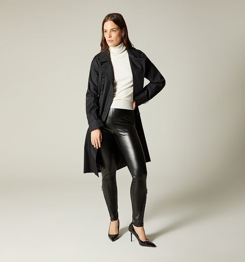 HIGH-WAISTED SKINNY LEGGINGS WITH ZIPPERS