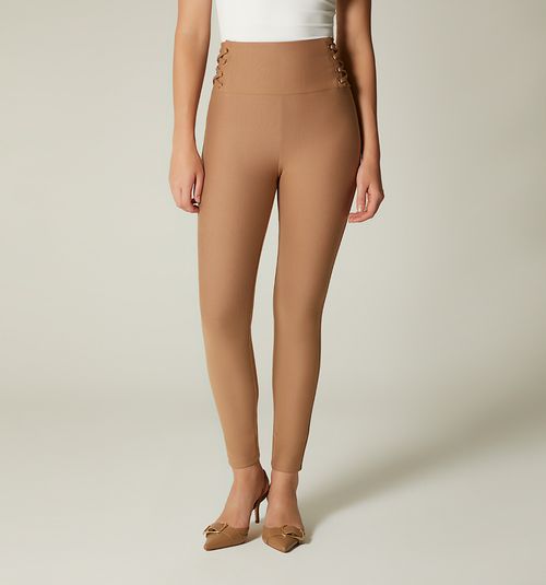 Super High Waist Leggings with Detail in P