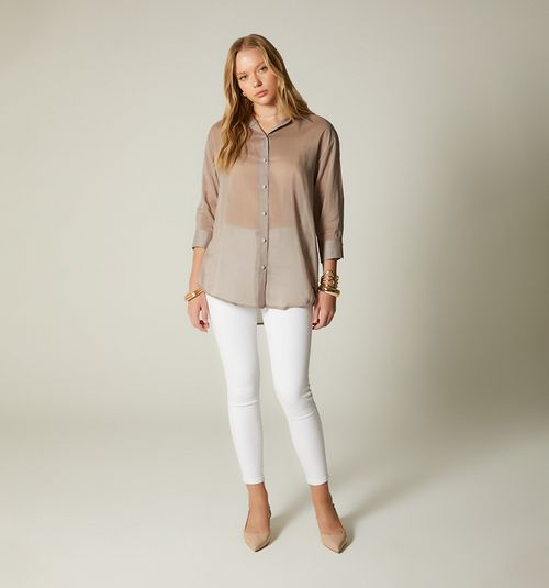 High-waisted jeggings, five pockets, Tay