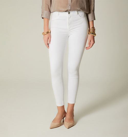 High-waisted jeggings, five pockets, Tay