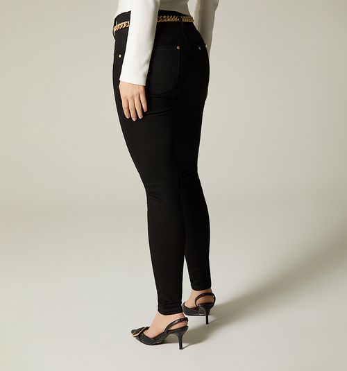 HIGH-WAIST ULTRASLIM JEAN WITH WIDE WAISTBAND