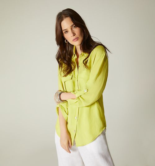 LONG SLEEVE BLOUSE WITH POCKET