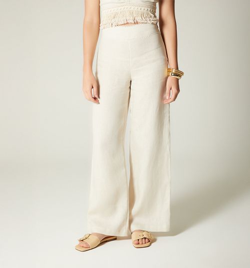 HIGH-WAISTED PANTS WITH BUTTONS