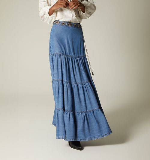 LONG SKIRT WITH WAISTBAND