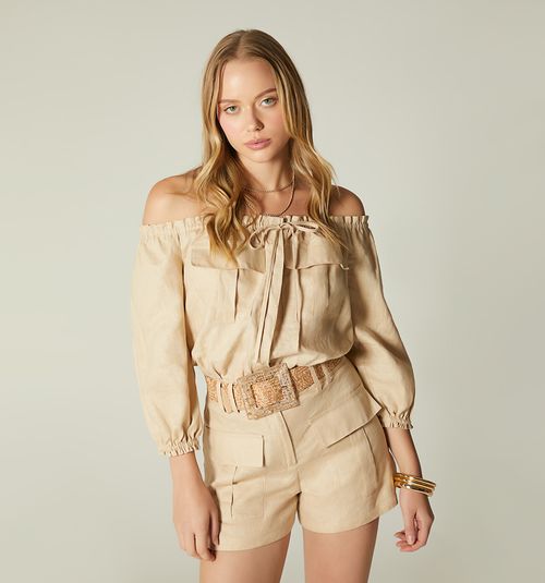 UTILITY POCKET SHORT JUMPSUIT CIN