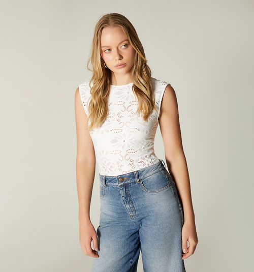 Round Neck Backless Body