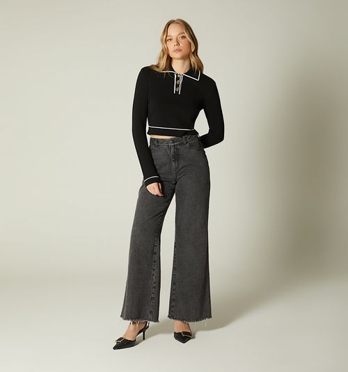 LONG SLEEVE KNITTED SWEATER