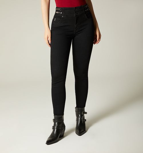 HIGH WAIST ULTRASLIM JEAN WITH HARDWARE