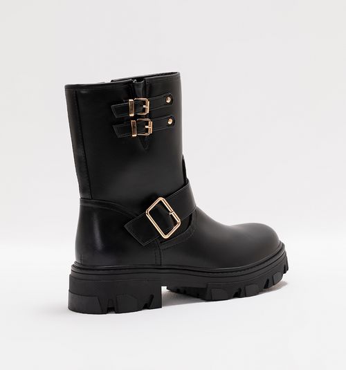 ANKLE BOOT WITH DECORATIVE STRAPS