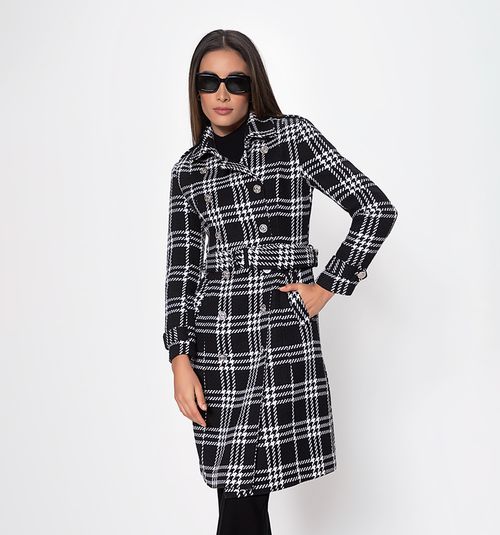 PLAID COAT IN CLOTH