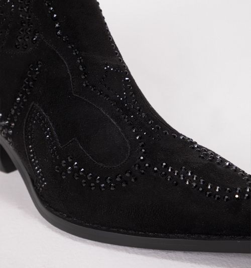 WESTERN BOOT WITH HOTFIX