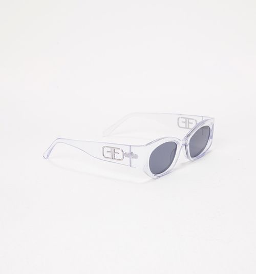 RECTANGULAR FRAME GLASSES OVAL LENS