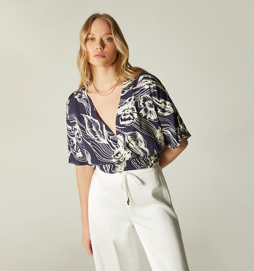 ELBOW SLEEVE BLOUSE