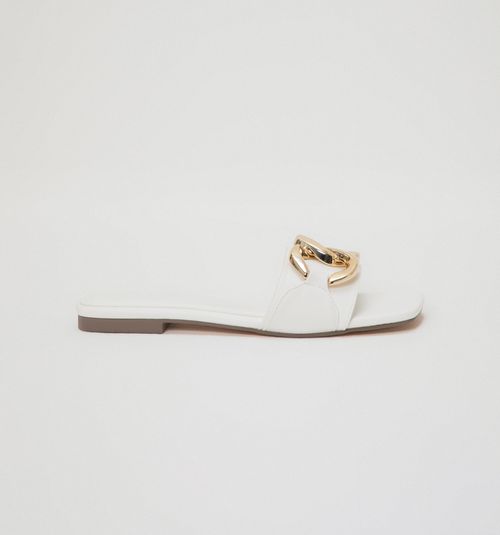 SANDAL WITH LARGE SOLE AND UPPER HARDWARE
