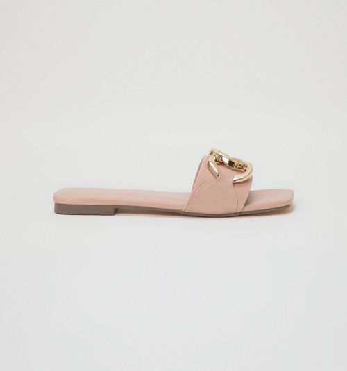 SANDAL WITH LARGE SOLE AND UPPER HARDWARE