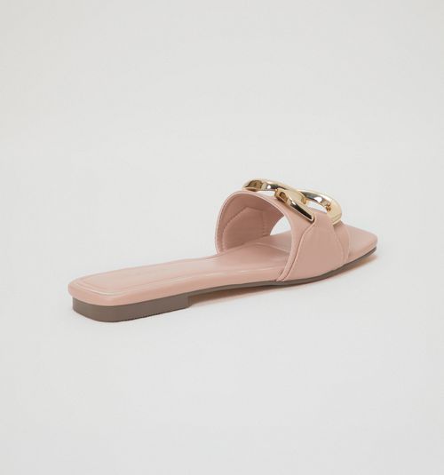 SANDAL WITH LARGE SOLE AND UPPER HARDWARE