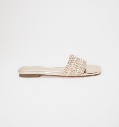 Platform sandal with upper in PE