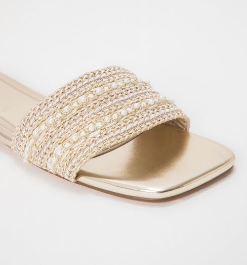 Platform sandal with upper in PE