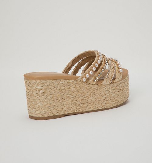 Flat Sandal with Decorative Straps