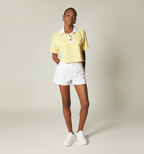 BOXy POLO-STYLE COMBINED T-SHIRT