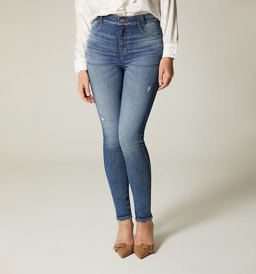 WOMEN'S SUPER HIGH WAIST SKINNY JEANS