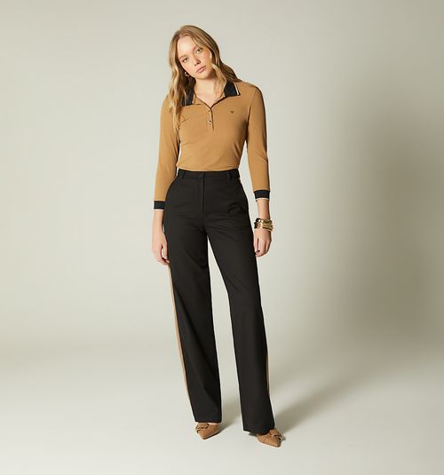 FITTED LONG SLEEVE BLOUSE