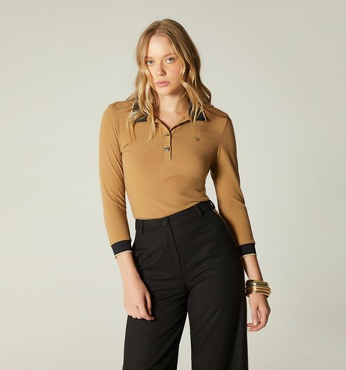FITTED LONG SLEEVE BLOUSE