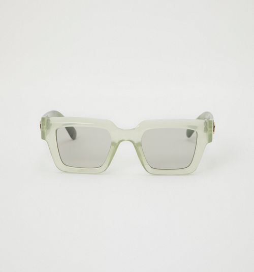 GLASSES WITH MARBLED EFFECT SIDE DETAIL