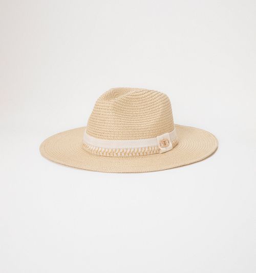 PANAMA HAT WITH LUREX BAND