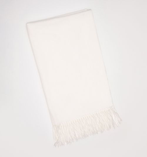 SOLID COLOR FRINGED SCARF