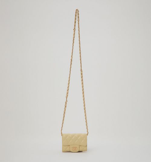 QUILTED WALLET WITH CHAIN