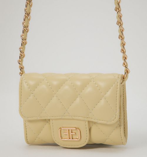 QUILTED WALLET WITH CHAIN