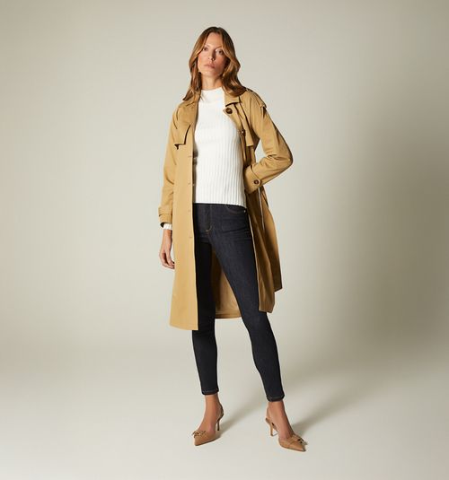 TRENCH WITH FRONT BUTTONING