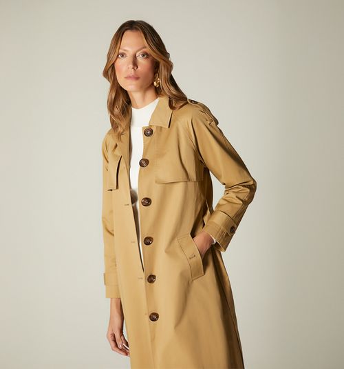 TRENCH WITH FRONT BUTTONING