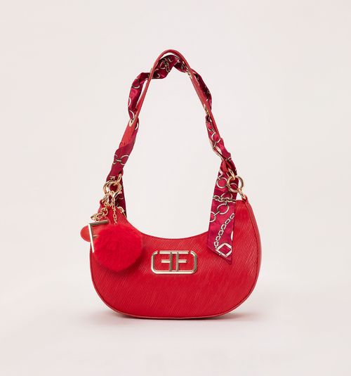 HALF MOON BAG WITH FRONT FF HARDWARE