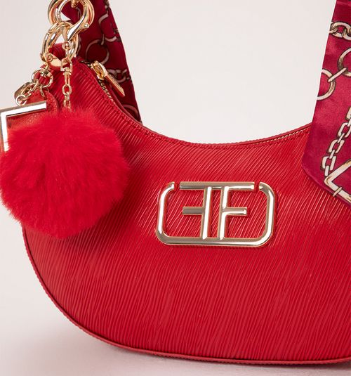 HALF MOON BAG WITH FRONT FF HARDWARE