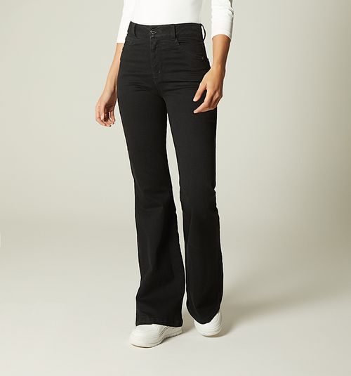 HIGH-WAISTED FLARE JEAN BARDOT