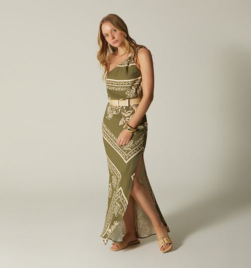 LONG ONE-SHOULDER DRESS