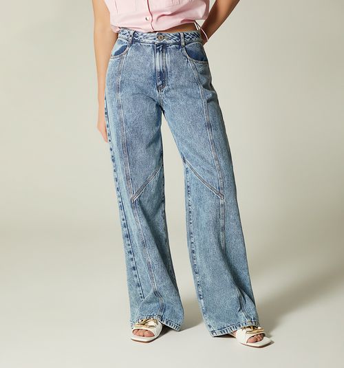 HIGH WAIST PALAZZO JEAN